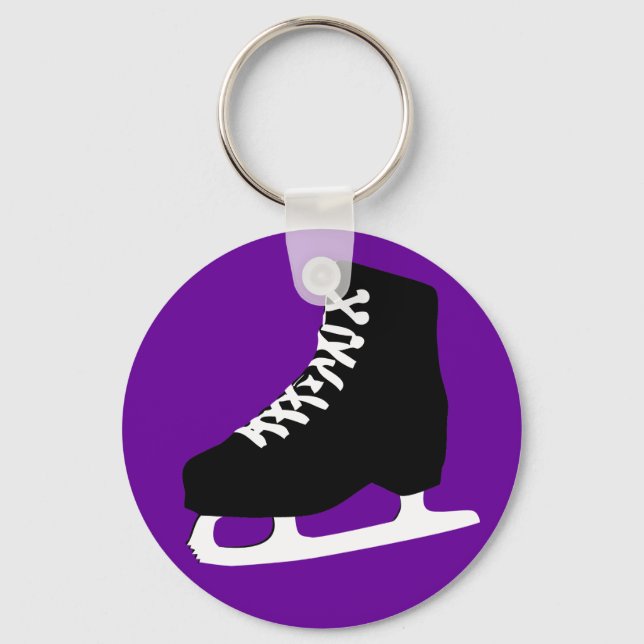 ice skate key ring (Front)