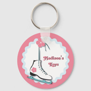 Ice Skate Key Ring