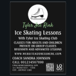 Ice Skate Logo, Ice Skating Lesson Advertising Flyer<br><div class="desc">Ice Skate Logo,  Ice Skating Lesson Advertising Flyers By The Business Card Store.</div>