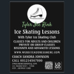Ice Skate Logo, Ice Skating Lesson Advertising Flyer<br><div class="desc">Ice Skate Logo,  Ice Skating Lesson Advertising Flyers By The Business Card Store.</div>