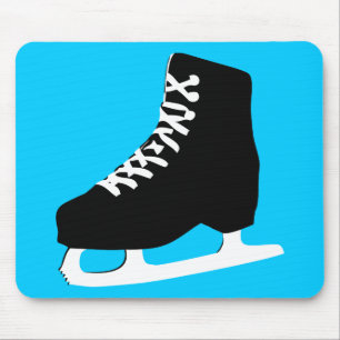 ice skate mouse pad