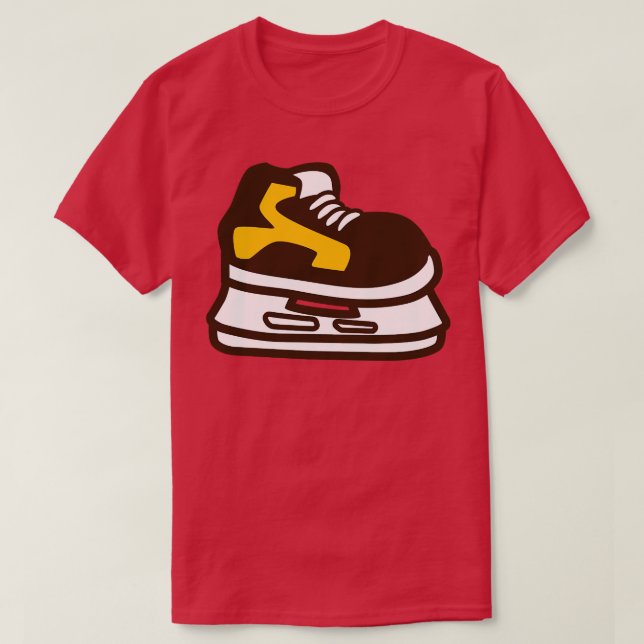 Ice Skate  T-Shirt (Design Front)