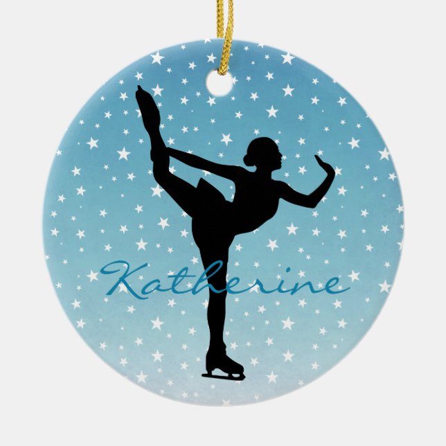 Ice Skater Ornament (Front)