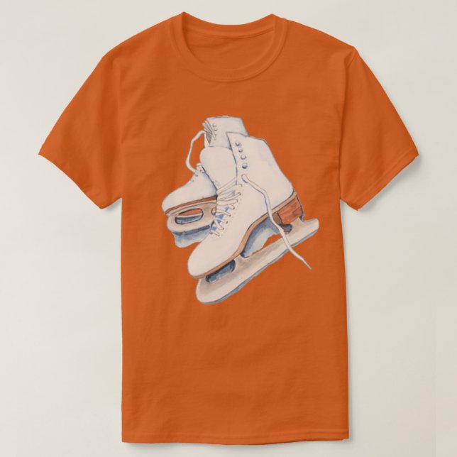 Ice Skates 10 T-Shirt (Design Front)