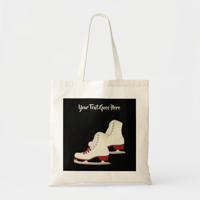  Ice Skates Budget Tote Bag (Front)