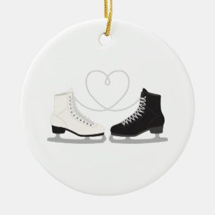 Ice Skates Ceramic Tree Decoration