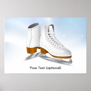 Ice Skates Poster Print