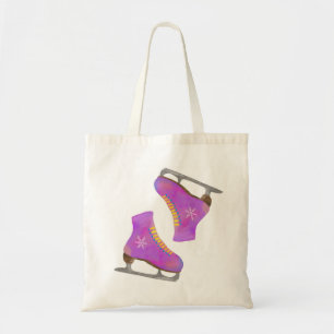 Ice skates tote bag