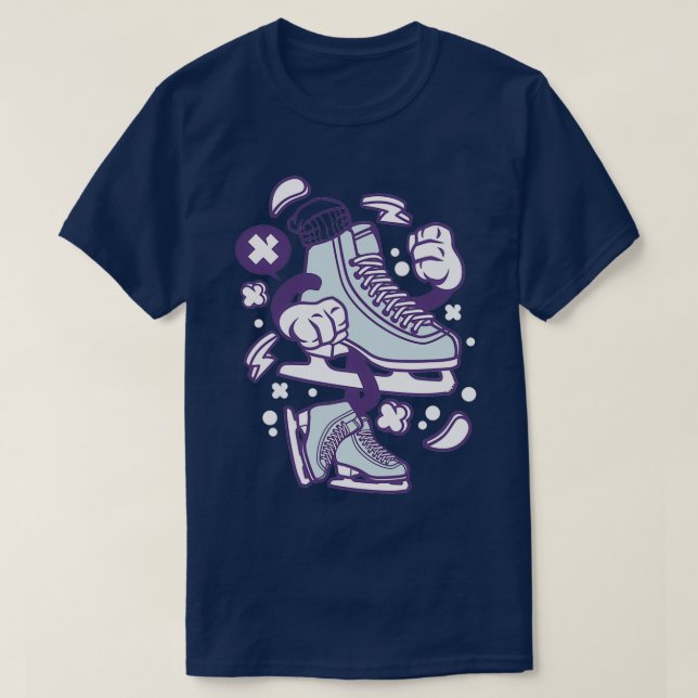 Ice Skating 34 T-Shirt (Design Front)