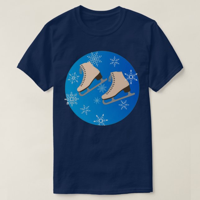 Ice skating 77 2 T-Shirt (Design Front)