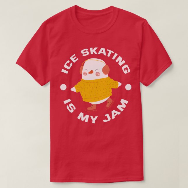 Ice Skating 99 T-Shirt (Design Front)
