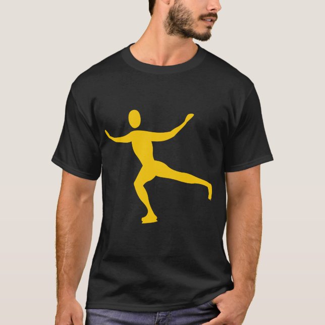 Ice Skating - Amber T-Shirt (Front)