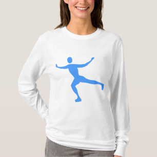 Ice Skating - Baby Blue T-Shirt