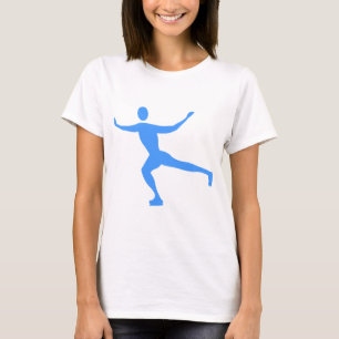 Ice Skating - Baby Blue T-Shirt