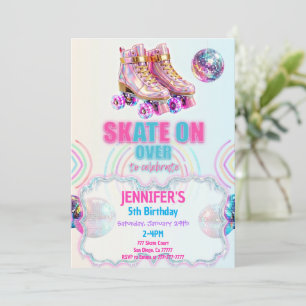 Ice Skating Birthday Invitation