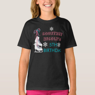 Ice Skating Birthday Personalised Shirt