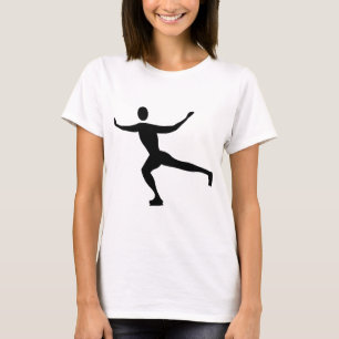 Ice Skating - Black T-Shirt