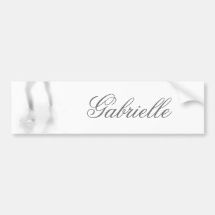 Ice skating bumper sticker