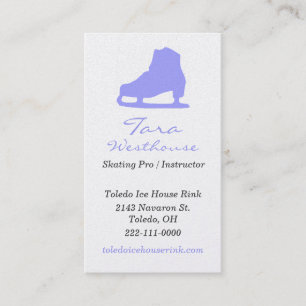 Ice Skating Business Card