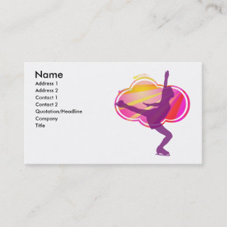 Ice Skating Business Card - Customisable!