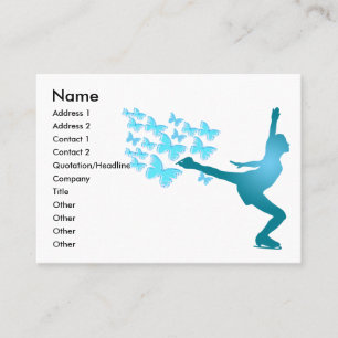 Ice Skating Business Card - Customisable!