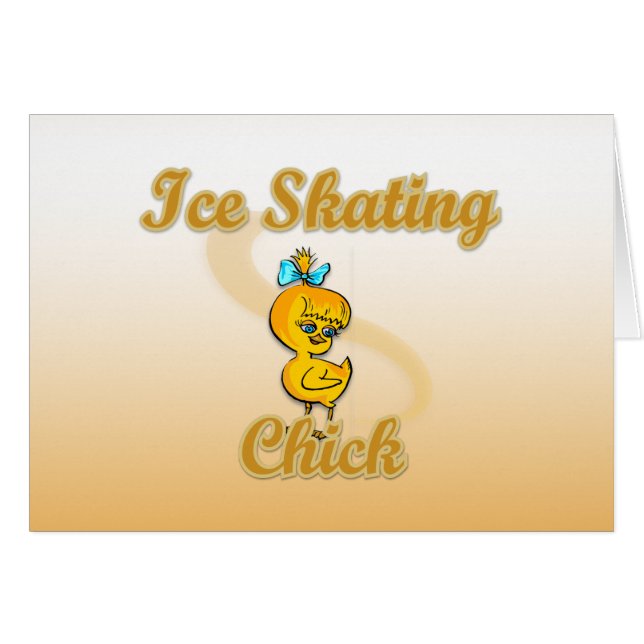 Ice Skating Chick (Front Horizontal)
