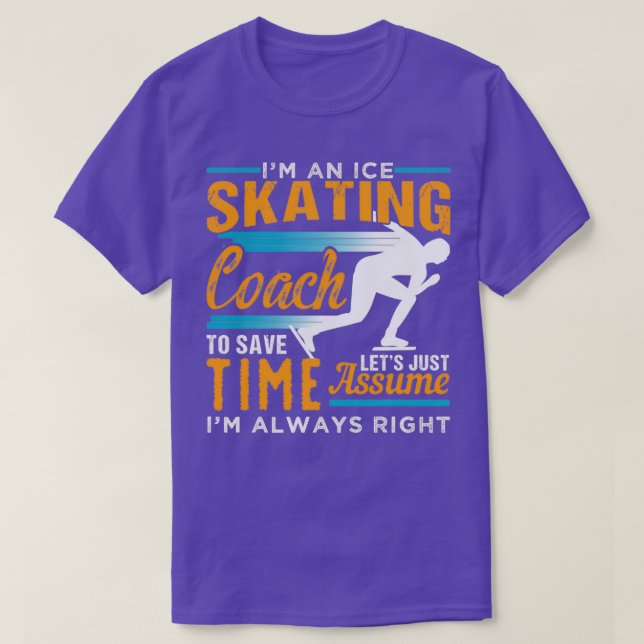 ICE SKATING COACH 2 T-Shirt (Design Front)
