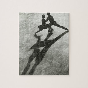 Ice Skating Couple Jigsaw Puzzle