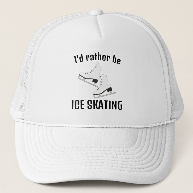Ice Skating Design Hat (Front)