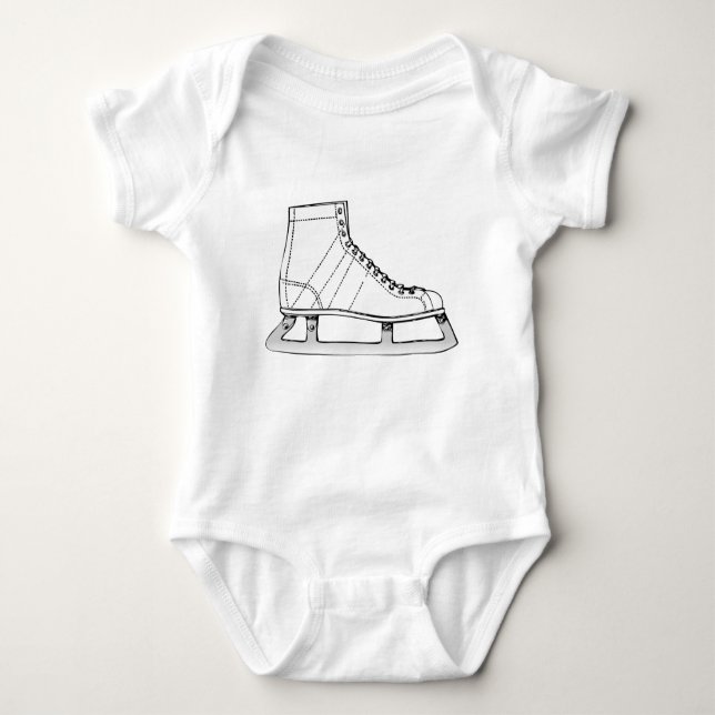 Ice Skating Figure skating Baby Bodysuit (Front)
