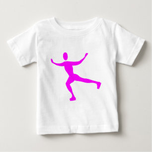 Ice Skating - Magenta Baby T-Shirt