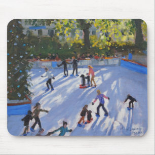 Ice skating Natural History Museum 2014 Mouse Pad