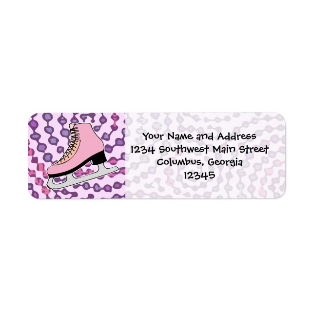 Ice Skating Party, Pink Skate (Front)