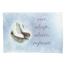 Ice Skating pillow case