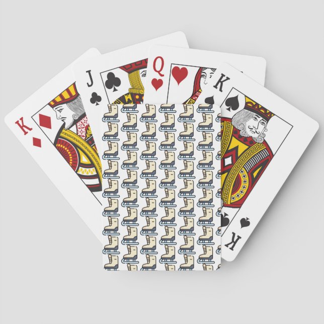 ice skating playing cards (Back)