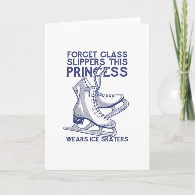 ICE SKATING PRINCESS CARD (Front)