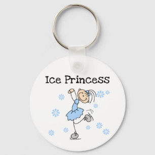 Ice Skating Princess Key Ring