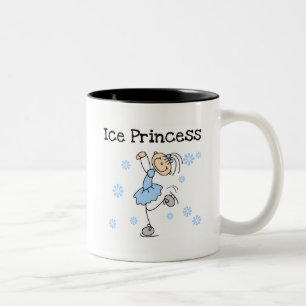 Ice Skating Princess Tshirts and Gifts Two-Tone Coffee Mug