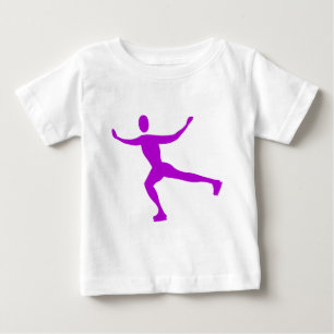 Ice Skating - Purple Baby T-Shirt