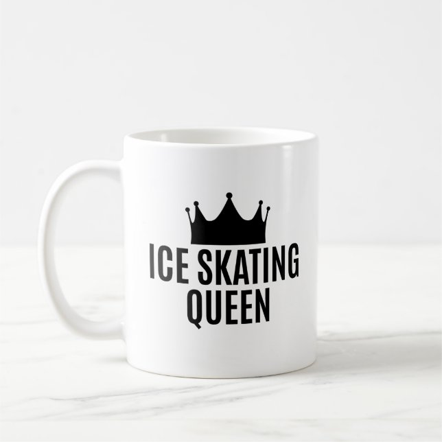Ice Skating Queen - Ice Skating  Coffee Mug (Left)