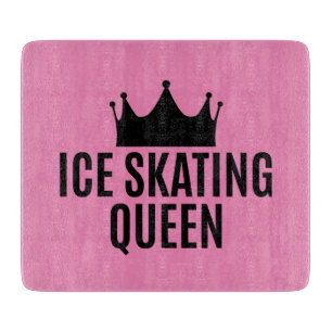 Ice Skating Queen - Ice Skating Cutting Board
