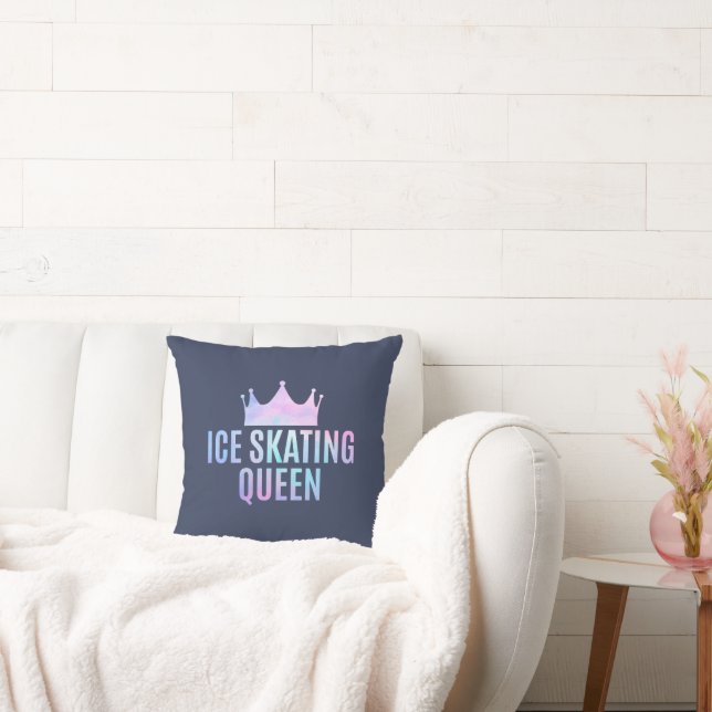 Ice Skating Queen - Ice Skating Lovers  Cushion (Couch)