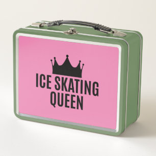 Ice Skating Queen - Ice Skating       Metal Lunch Box