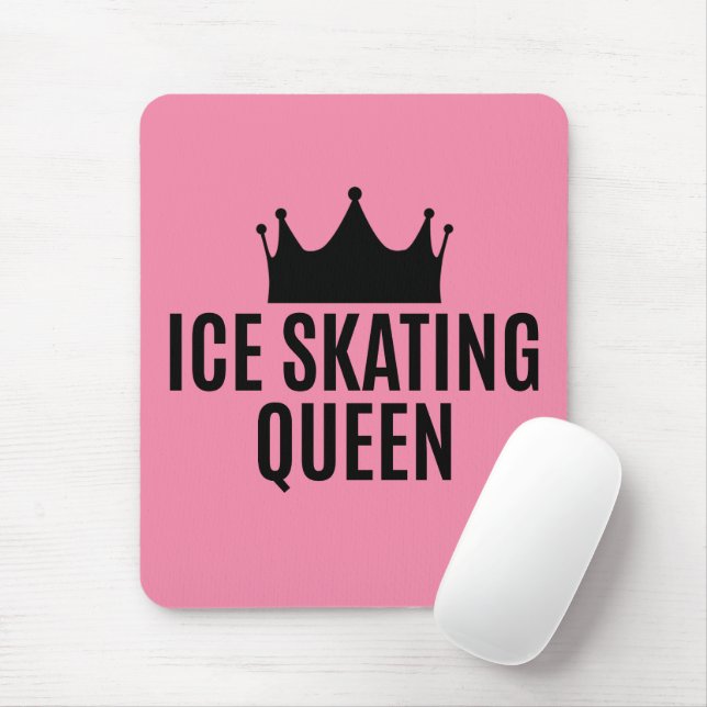 Ice Skating Queen - Ice Skating  Mouse Pad (With Mouse)