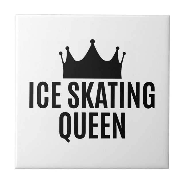Ice Skating Queen - Ice Skating        Tile (Front)