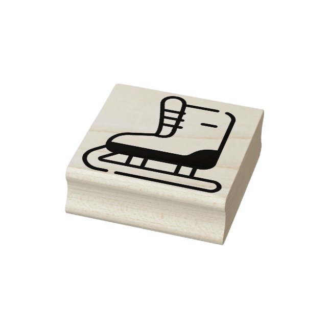 ice skating rubber stamp (Stamp)