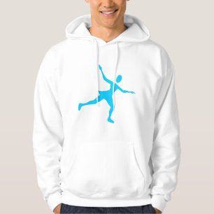 Ice Skating - Sky Blue Hoodie