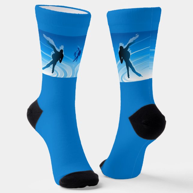 Ice Skating Socks (Angled)