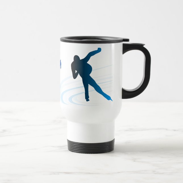 Ice Skating Travel Mug (Right)
