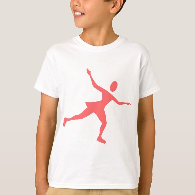 Ice Skating - Tropical Pink T-Shirt (Front)